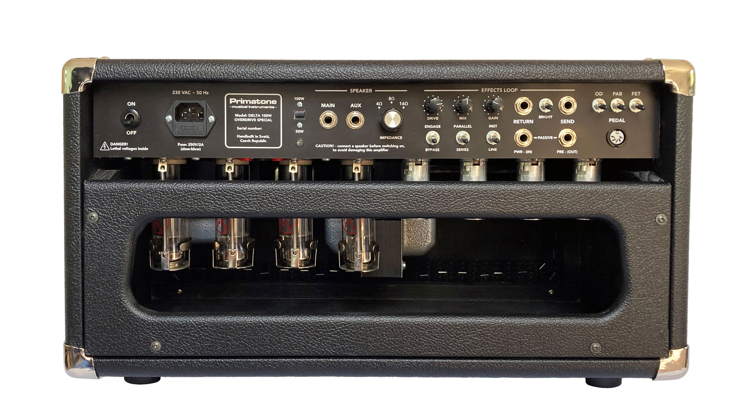 Delta guitar amp - full back